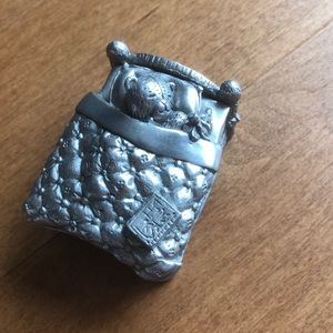 Royal Selangor pewter teddy bear trinket box